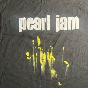 Gray Pearl Jam Graphic T-Shirt